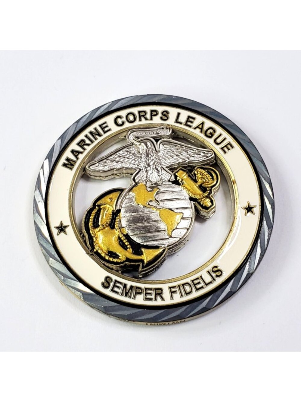 Marine Corps League Challenge Coin By National Commandant James R. Laskey